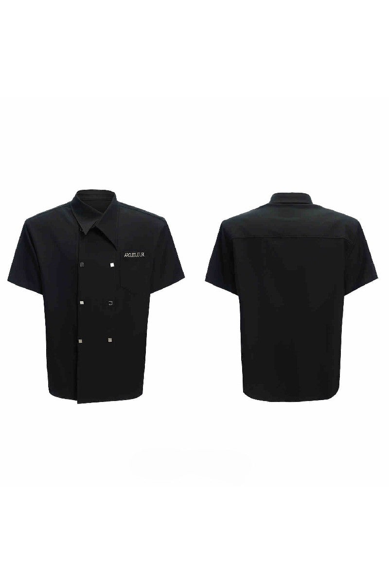 Double Breasted Shirt Tee