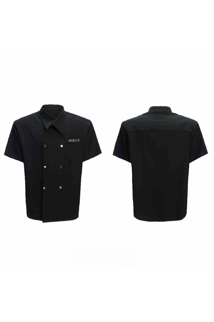 Double Breasted Shirt Tee — Argue Culture — view 7