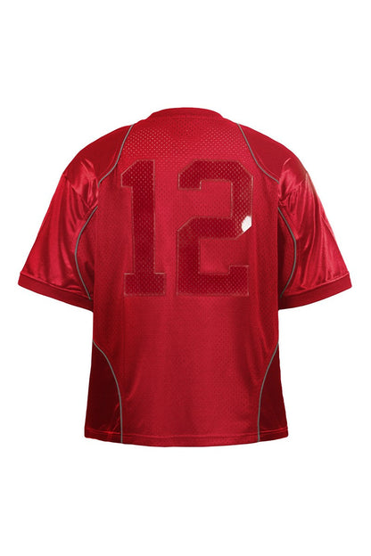 Mesh Panel Hockey Jersey Tee