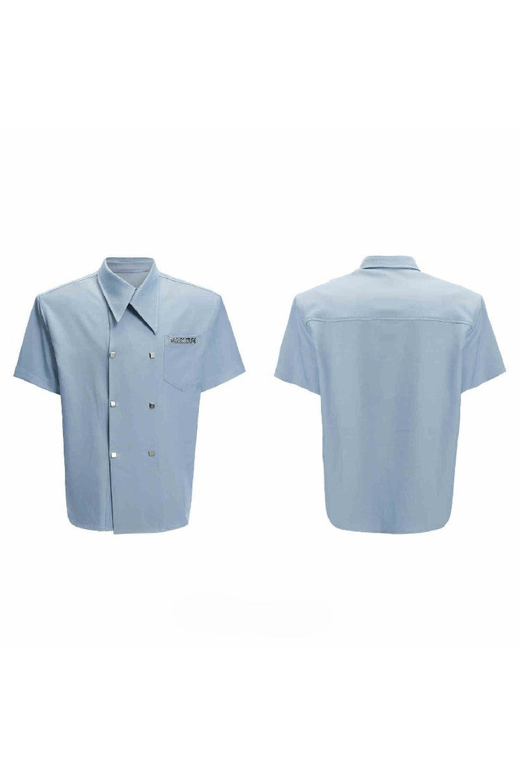 Double Breasted Shirt Tee — Argue Culture — view 8