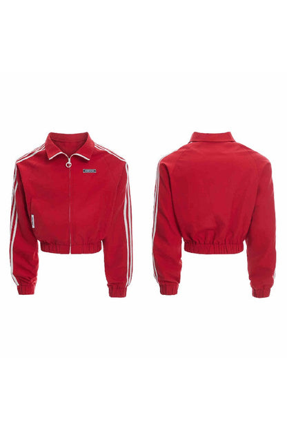 Striped Retro Track Jacket