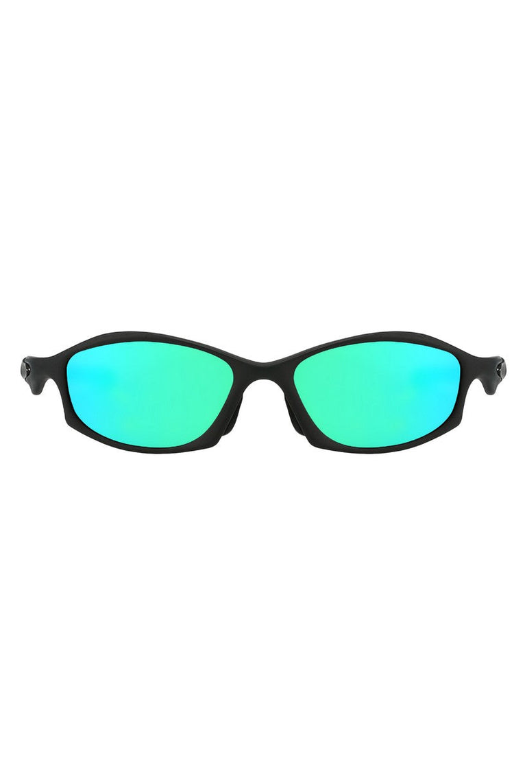 Y2K Steampunk Polarized Sunglasses — Trenqor Basics — view 7