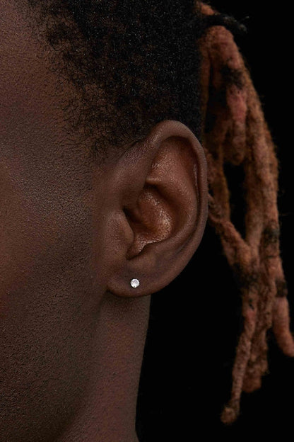 Diamond Claw Stud Earrings