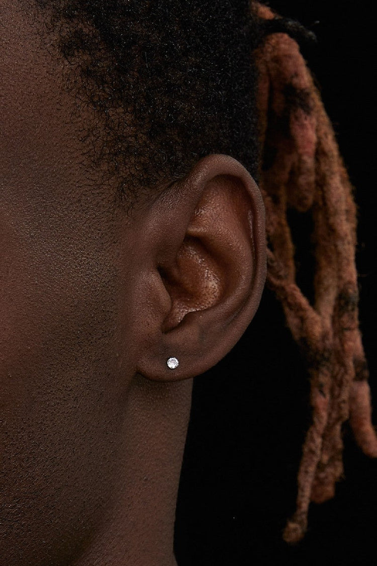 Four Claw Diamond Earrings — Hit List — view 6