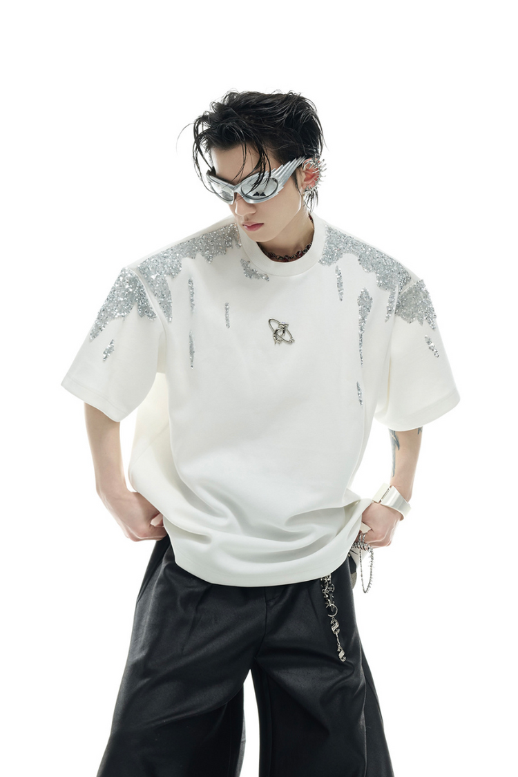 Sequin Irregular Luxe Tee — Argue Culture