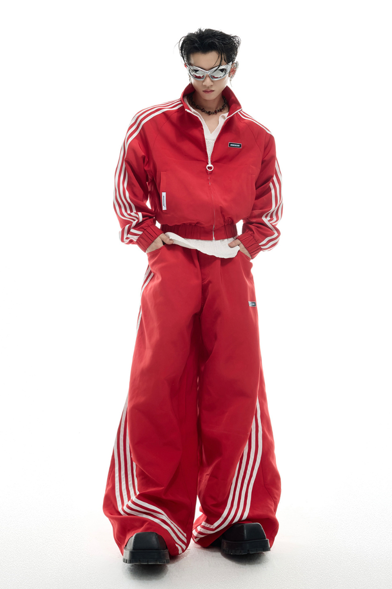 Striped Retro Track Jacket