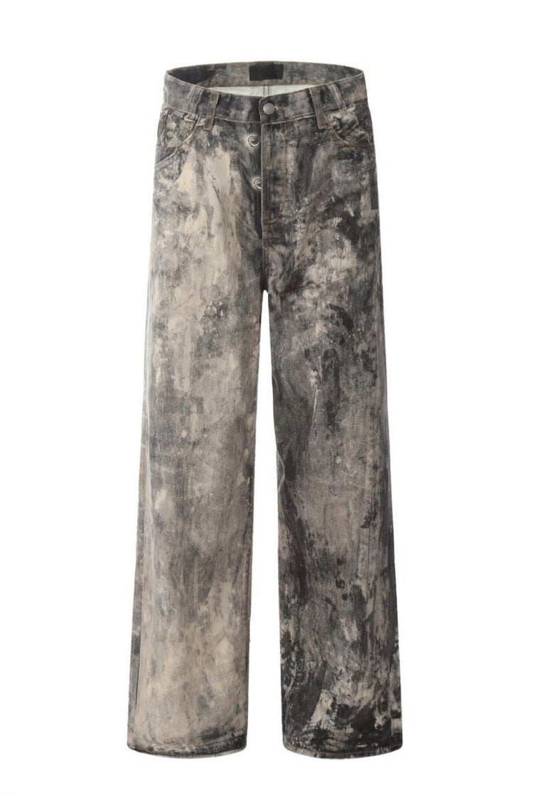 Low Waist Camo Jeans — Trenqor Basics — view 9