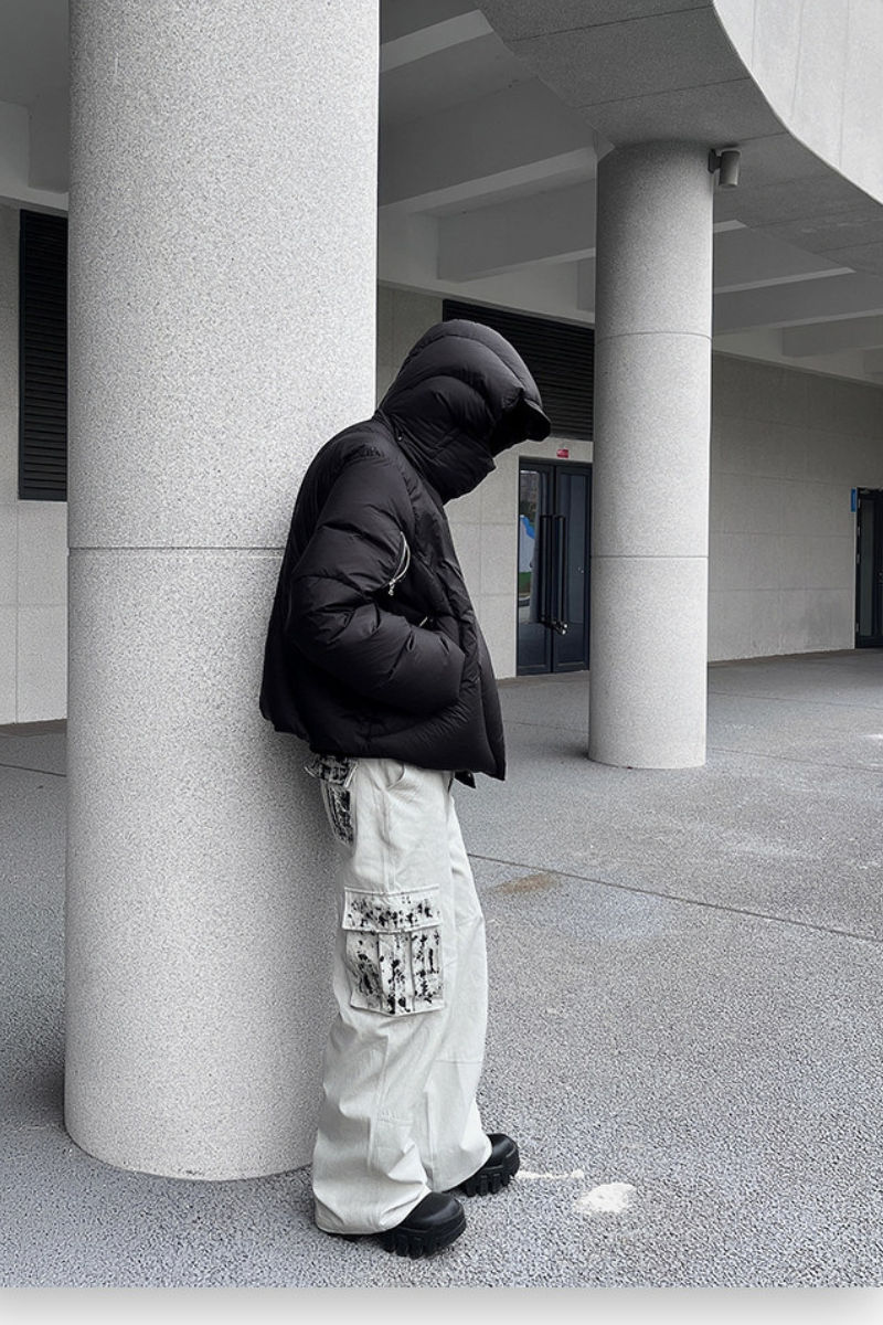 Detachable Hood Down Jacket