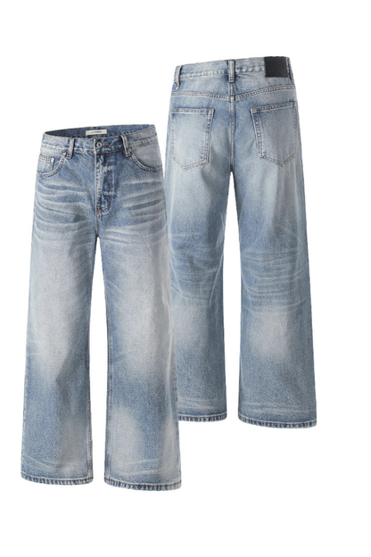 Vintage Whisker Wash Bootcut Jeans