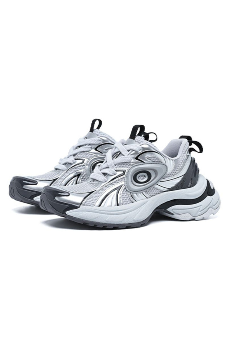 Turbo GT Silver Sneakers — Old Order