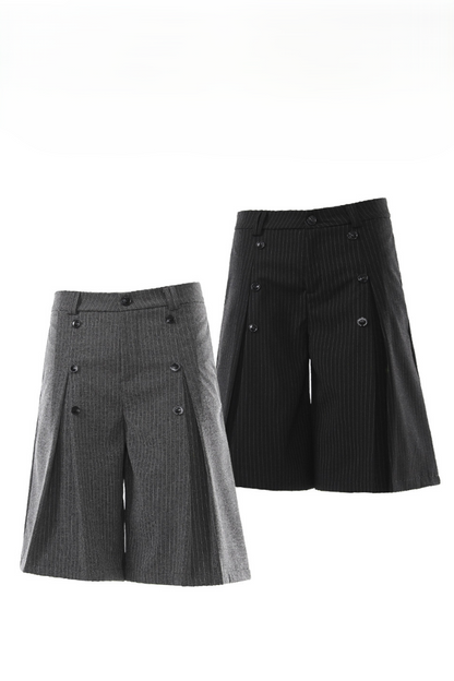 Striped Cropped Trousers