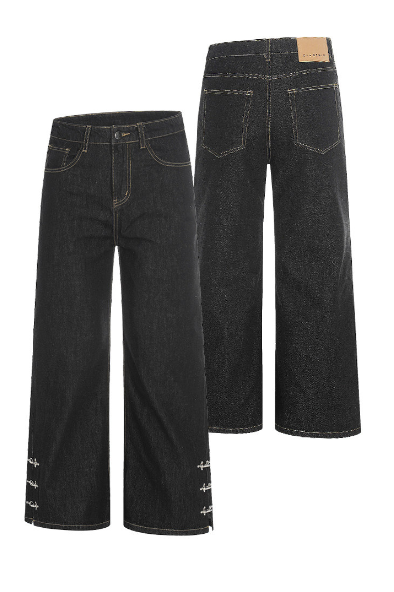 Buckle Raw Jeans