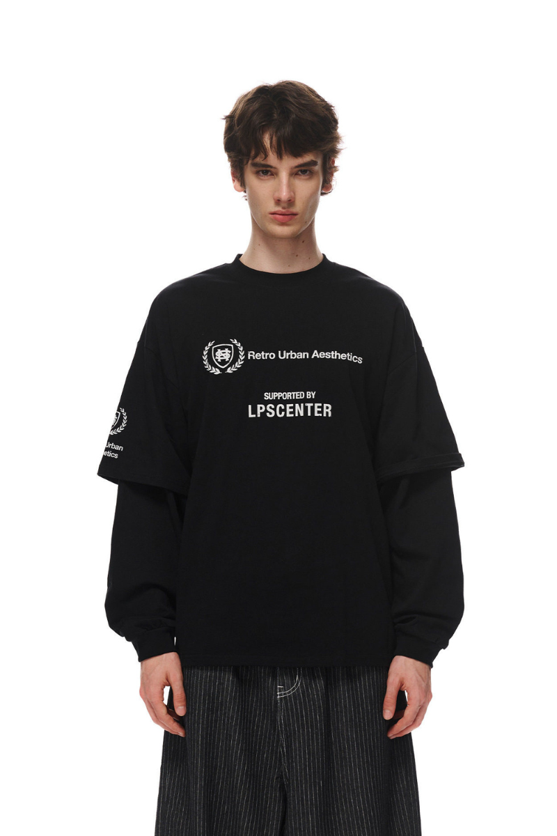 Layered Graphic Long Sleeve Tee