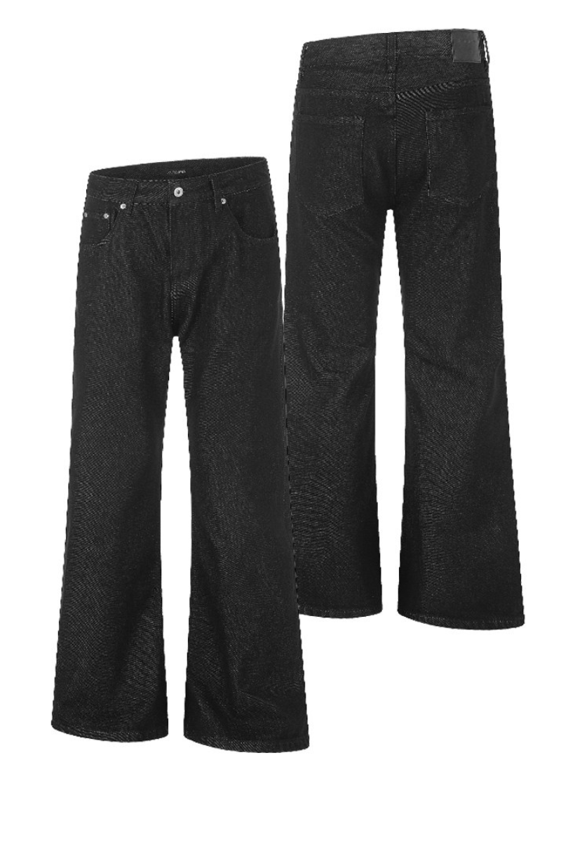 Raw Bootcut Straight Leg Jeans