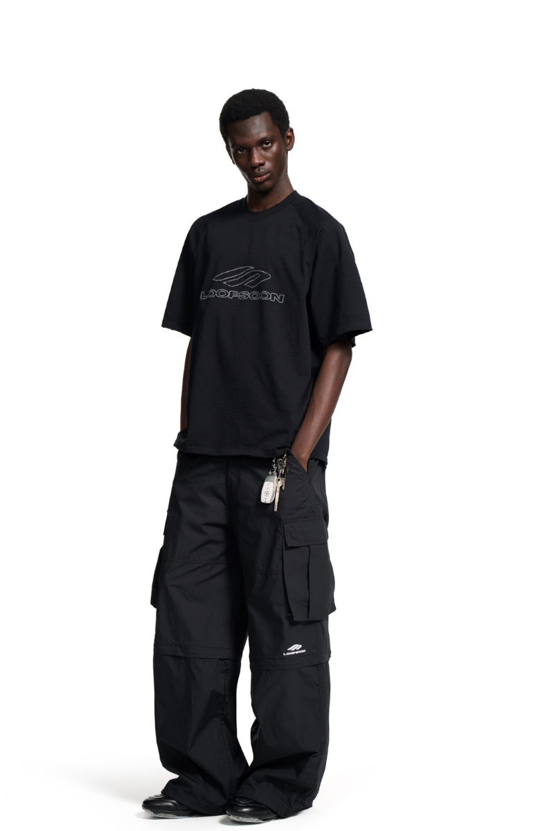 Distressed Embroidered T-Shirt