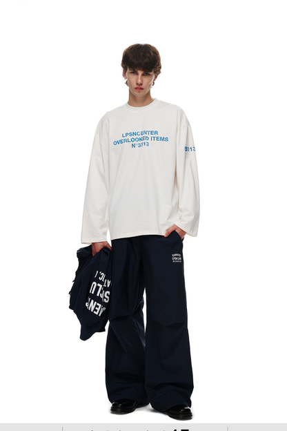 Placement Print Long Sleeve Tee