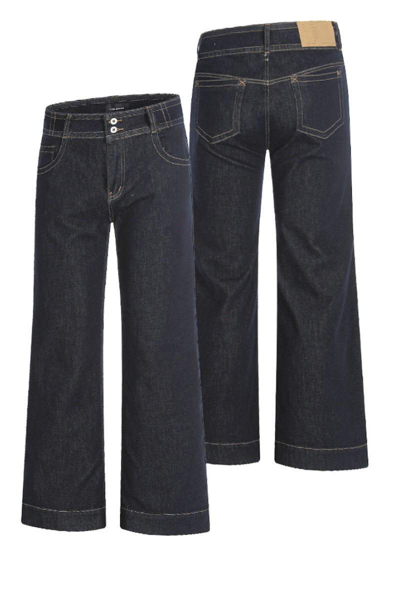 Raw Denim Bootcut Jeans