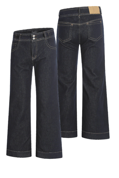 Raw Denim Bootcut Jeans