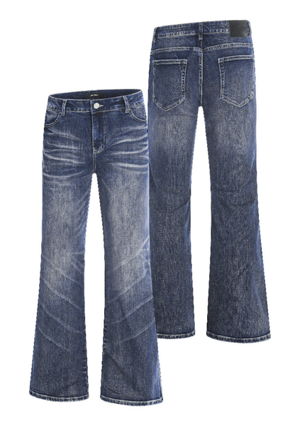 Gradient Bootcut Jeans