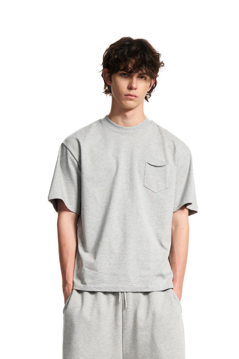Distressed Pocket Tee