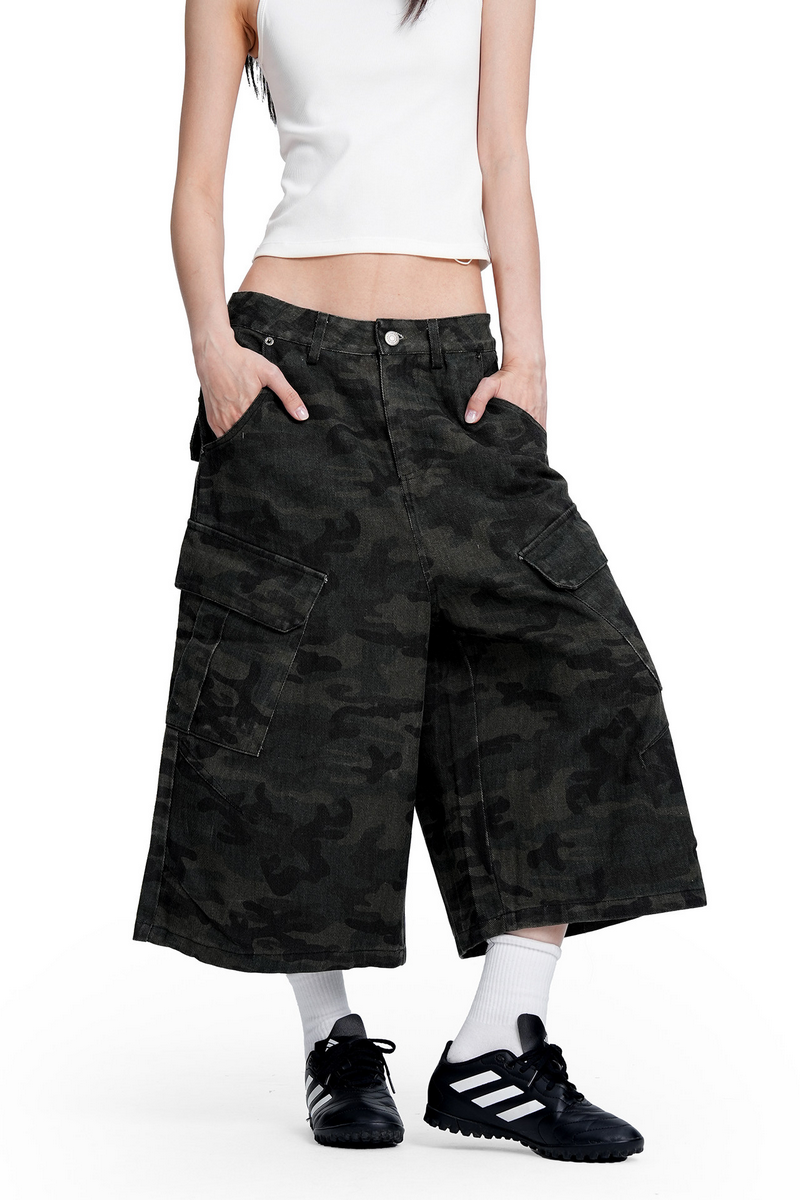 Camo Cargo Shorts