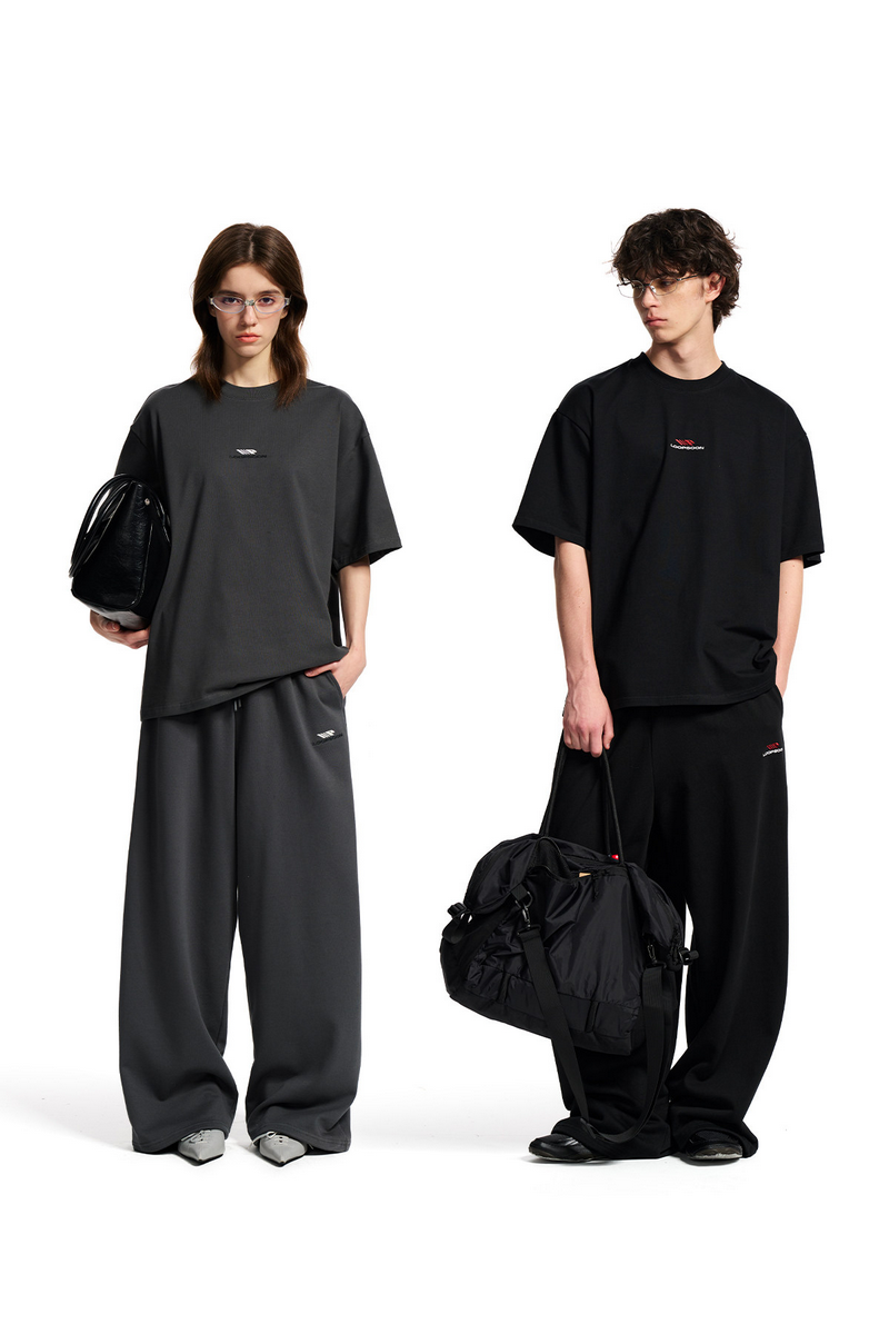 Embroidered Logo Crew Tee