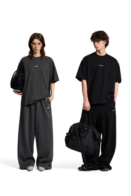 Embroidered Logo Crew Tee