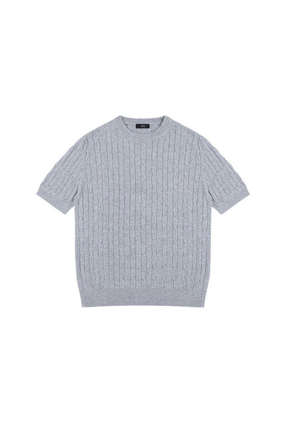 Cable Knit T-Shirt