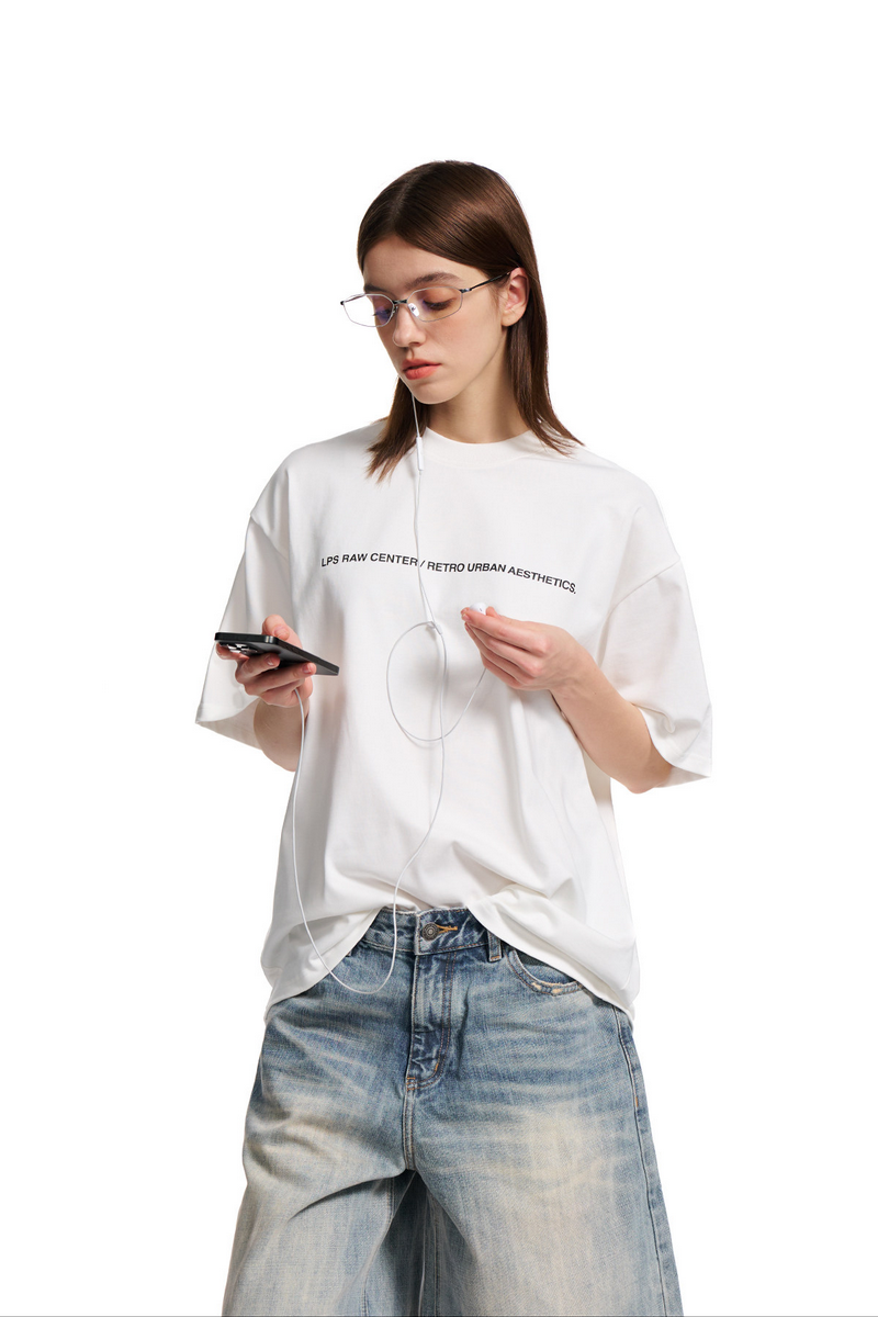 Full Back Letter T-Shirt