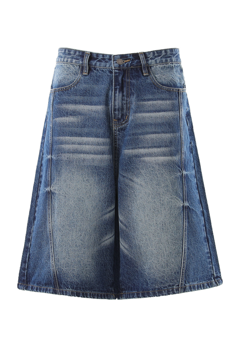 Clean Fit Denim Shorts