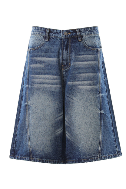 Clean Fit Denim Shorts