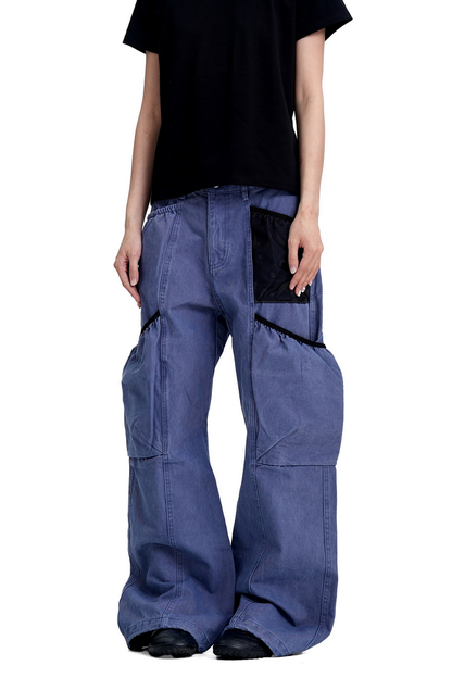 Distressed Carpenter Cargo Pants