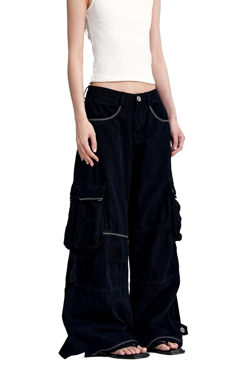 Multi Pocket Cargo Pants