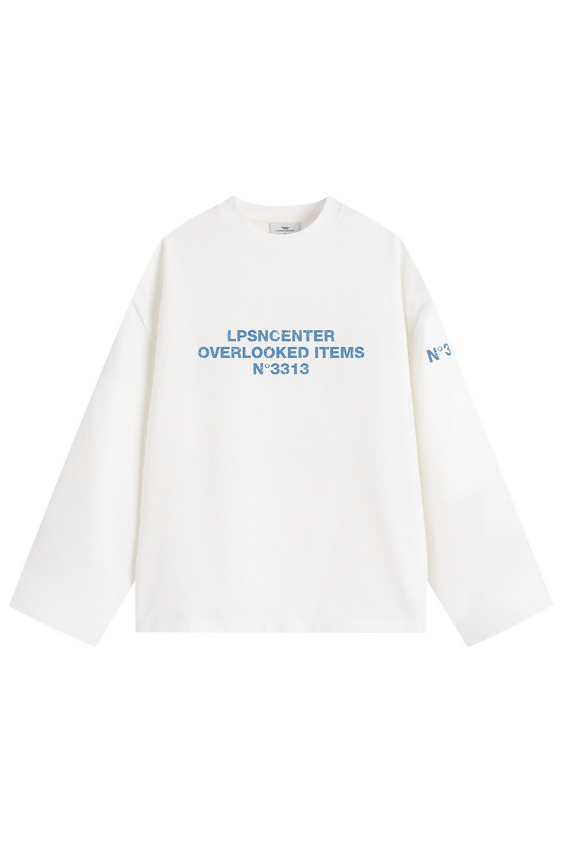 Placement Print Long Sleeve Tee