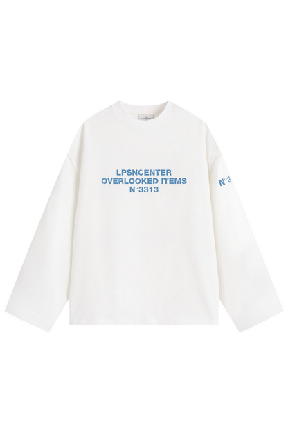 Placement Print Long Sleeve Tee
