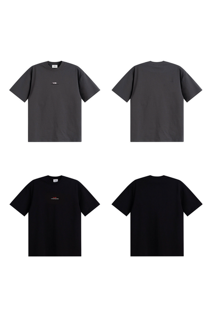 Embroidered Logo Crew Tee