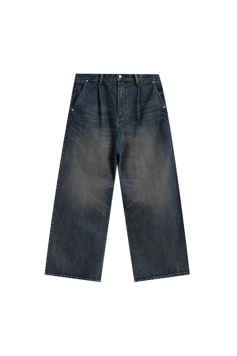 Washed Wide Leg Jeans