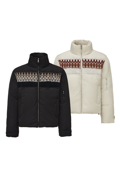 Fair Isle Down Jacket