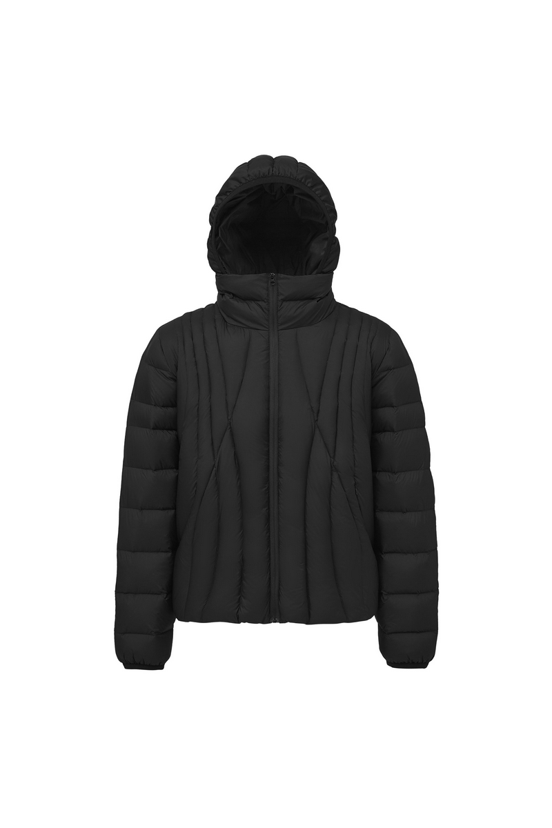 Curved Quilt Down Jacket