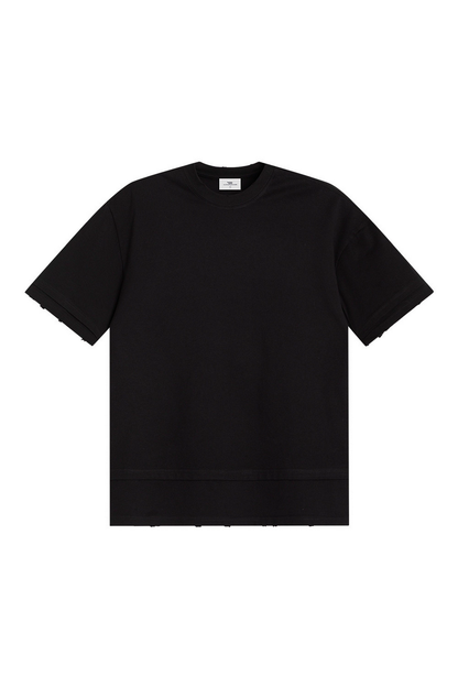 Layered Solid Crew Tee