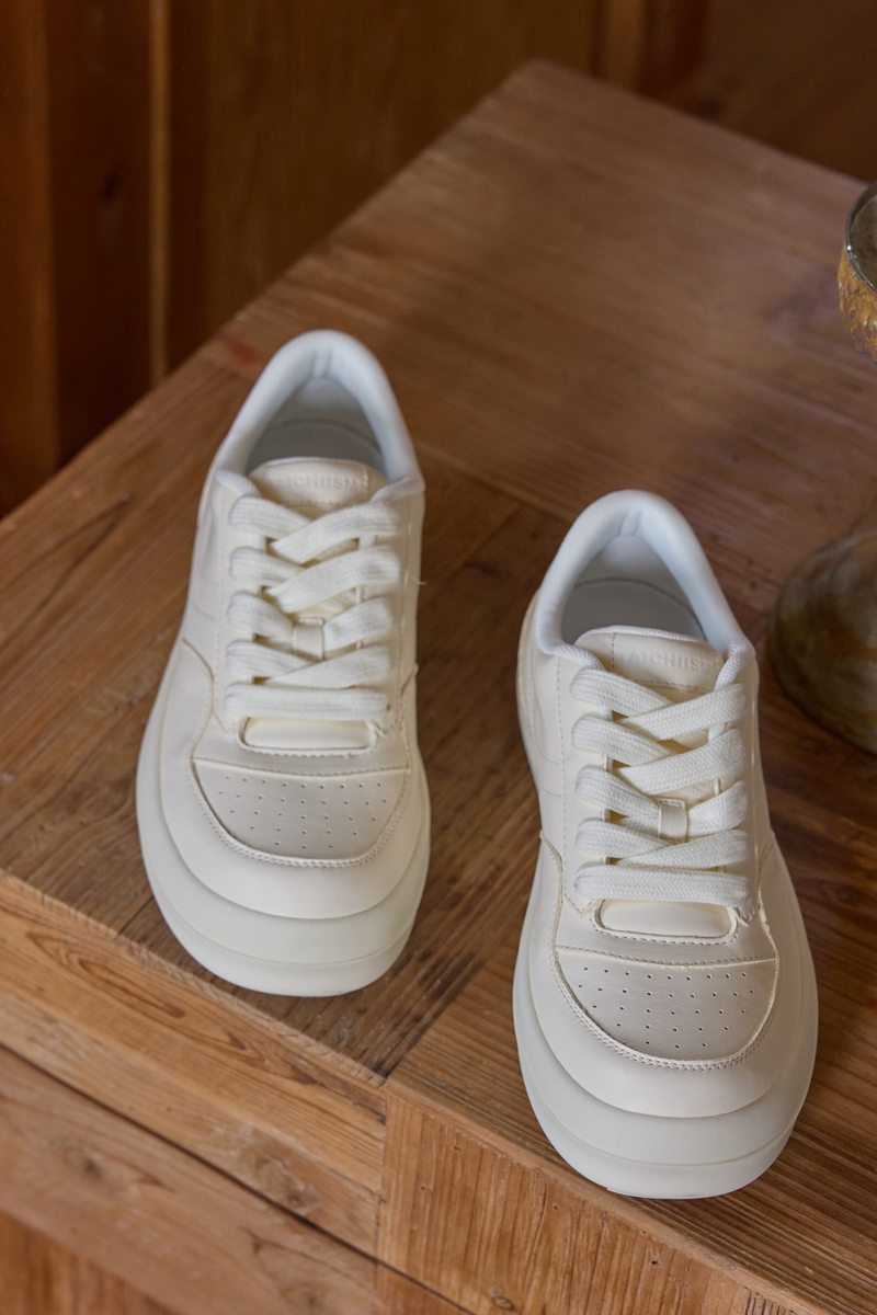 Minimal Leather Sneakers