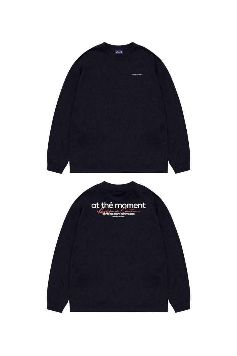 Back Letter Long Sleeve Tee