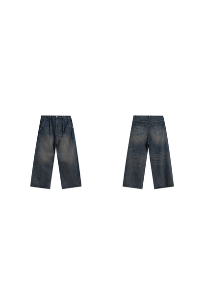 Washed Wide Leg Jeans