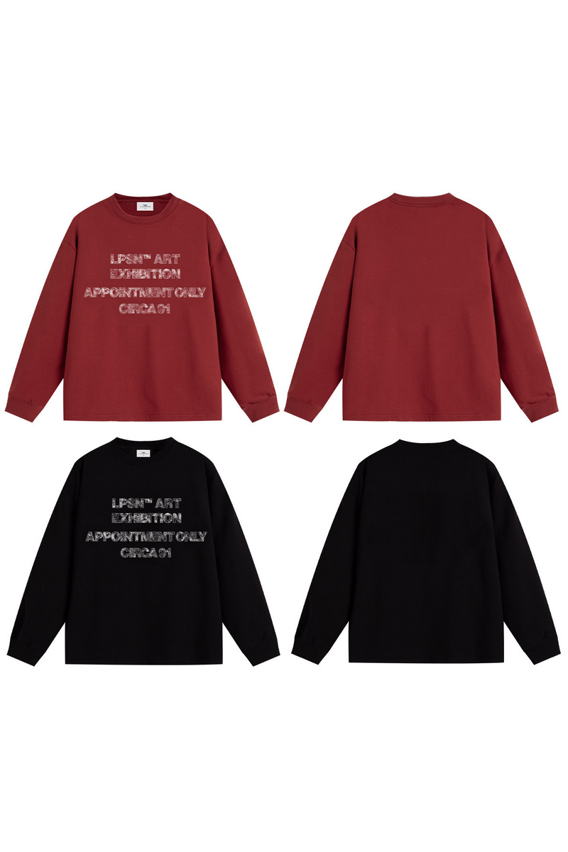 Distressed Ink Long Sleeve Tee