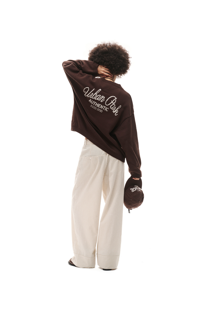 Jacquard Crewneck Sweater
