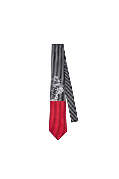 Striped Graphic Tie