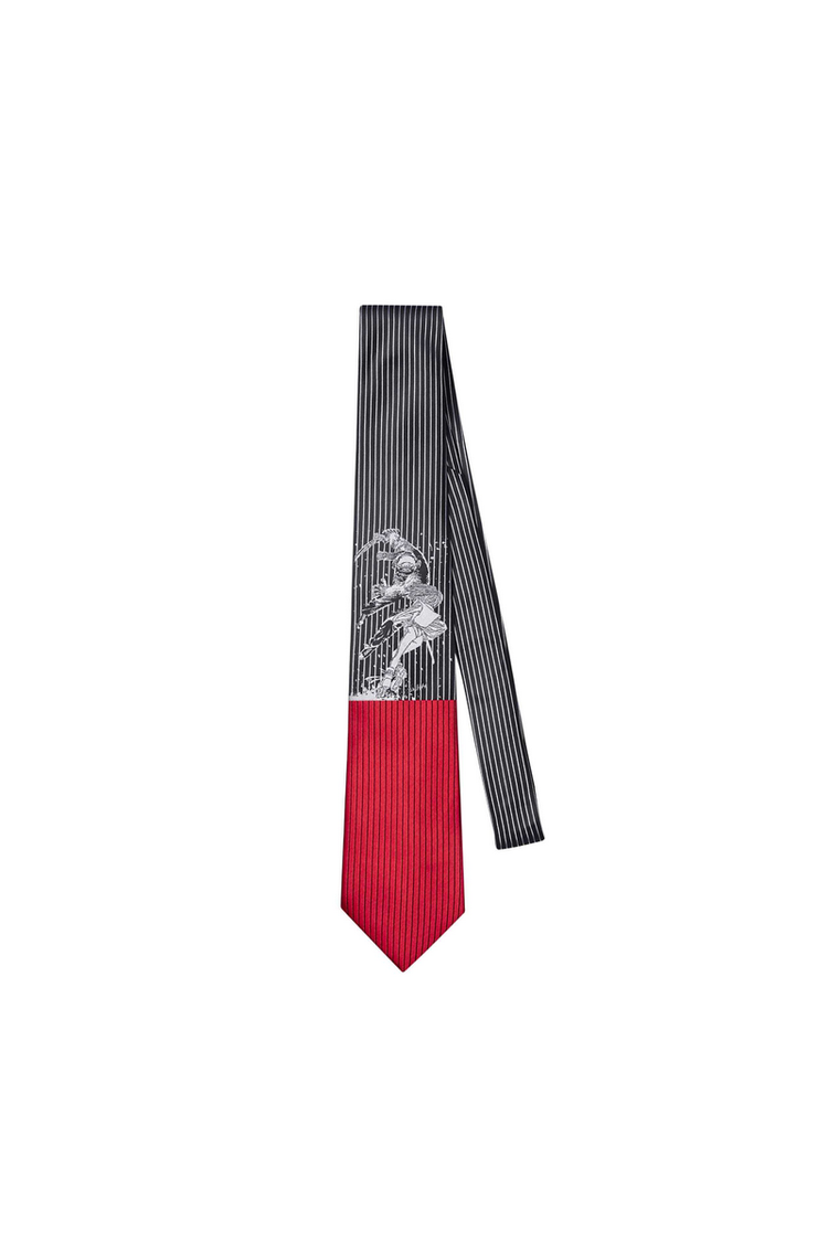 Striped Graphic Tie — Taichiism