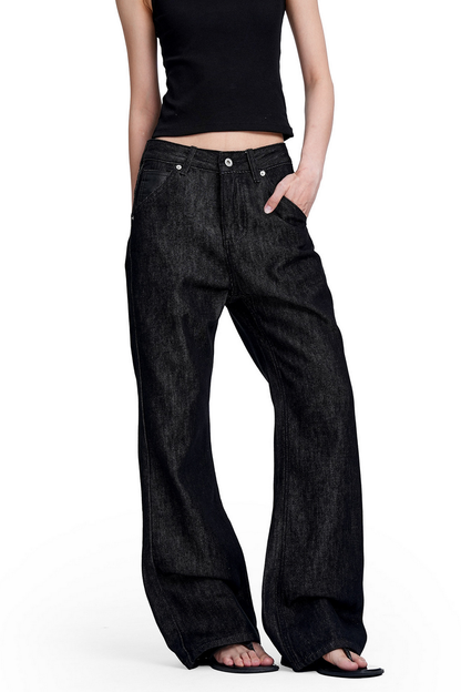 Selvedge Embroidered Jeans