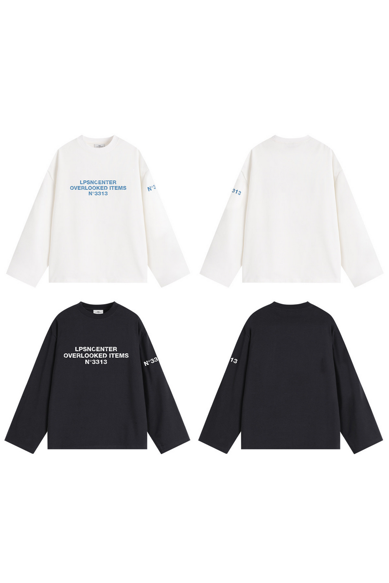 Placement Print Long Sleeve Tee
