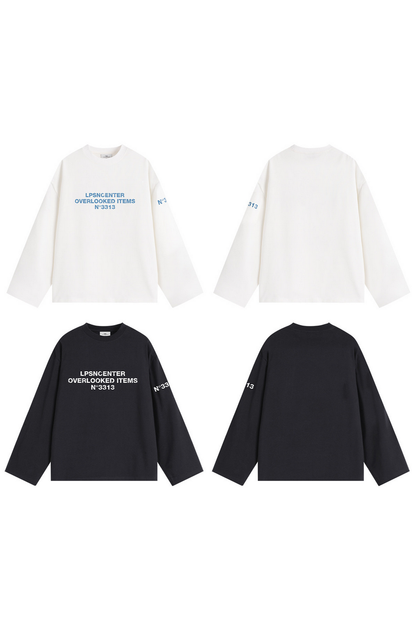Placement Print Long Sleeve Tee